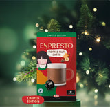 ESPRESTO Toffee Nut Latte, compatible con K-fee y ALDI EXPRESSI*, café con leche aromatizado, certificado RFA, 96 cápsulas
