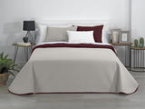 Estoralis | AVA | Colcha boutique reversible | Para todas las estaciones | Color - Rojo/Beige | Para cama de 120/135 cm. cama. (230 X 270 Cm. Ancho X Alto) | Edredón acolchado Edredones y colchas Naty Tienda Título predeterminado