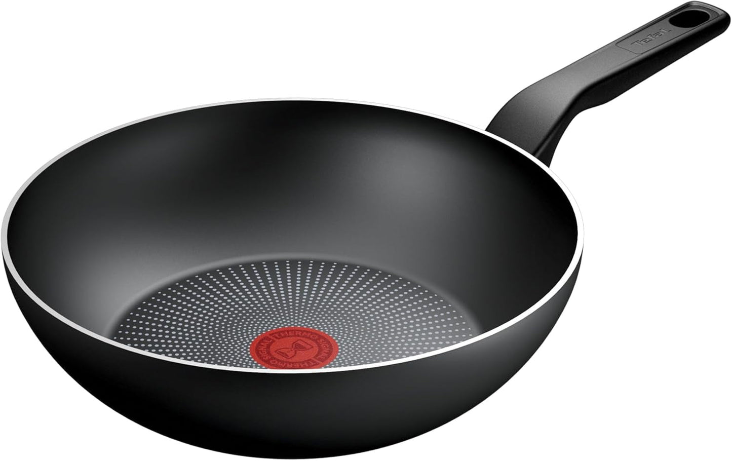 Tefal Recycled on, Sartén 100% Aluminio Reciclado, Revestimiento Antiadherente, Inducción Ollas y Sartenes Naty Shop Sartén Wok 28 Cm