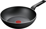 Tefal Recycled on, Sartén 100% Aluminio Reciclado, Revestimiento Antiadherente, Inducción Ollas y Sartenes Naty Shop Sartén Wok 28 Cm