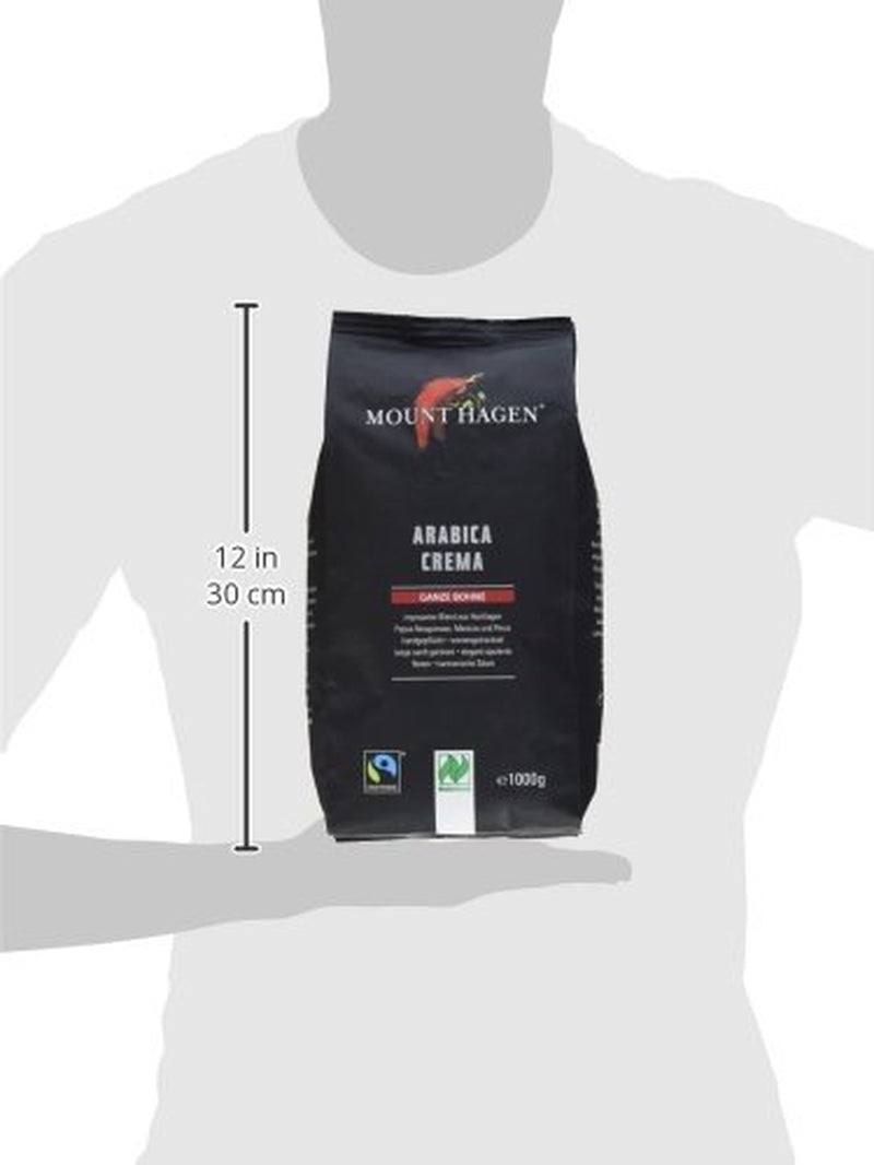 Bio FT Naturland Röstkaffee Crema Arábica, 1kg ganze Bohne