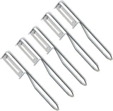 Pelador universal Fackelmann, hoja de acero inoxidable Pelador Naty Shop Pelador económico Set 5 piezas