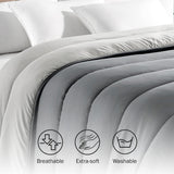 Pikolin Home - Edredón reversible 300 G - Relleno nórdico bicolor - Para cama de 135 - Acogedor, cálido, transpirable, amarillo mostaza, 220 X 220 Cm Edredones y edredones Naty Shop