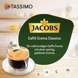 Tassimo Kapseln Jacobs Caffè Crema Classico, 5 x 16 pastillas, 80 cápsulas de café