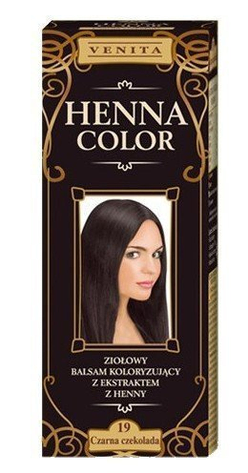 Henna Color 111 Acondicionador Natural para Cabello Rubio Color de Cabello Efecto Colorante Natural Henna Eco Tinte Capilar Naty Shop Negro 75 Ml (1 Pack)