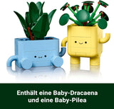 LEGO Botanicals Happy Plants - Set de bricolaje para niños con 2 flores artificiales y 2 macetas de colores con caras de dibujos animados - Idea de regalo para niñas a partir de 9 años - 10349 Besuche sets de construcción den LEGO-Store