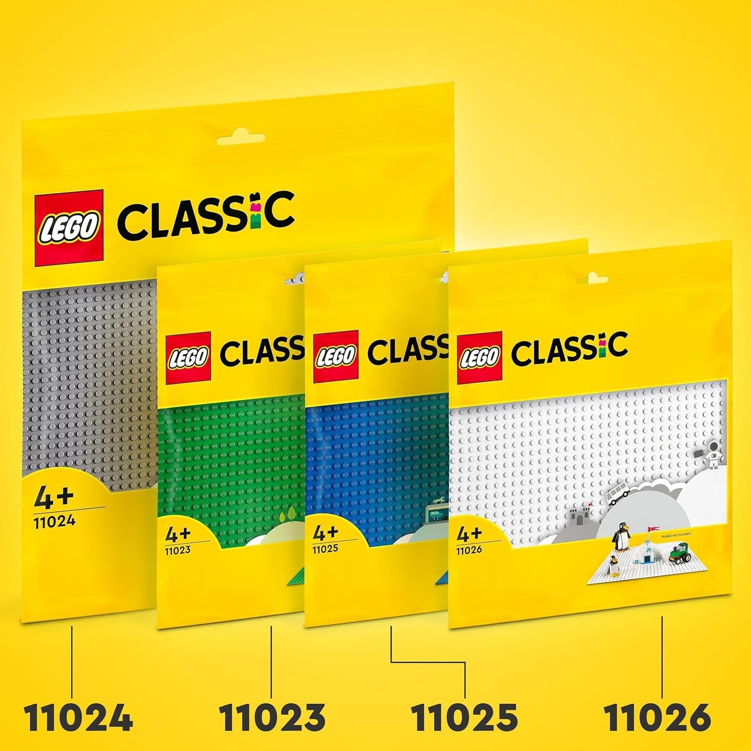 LEGO 11023 Placa de construcción clásica verde, placa base cuadrada con huecos de 32X32 como base para construir y otros sets LEGO Juegos de construcción Besuche den LEGO-Store