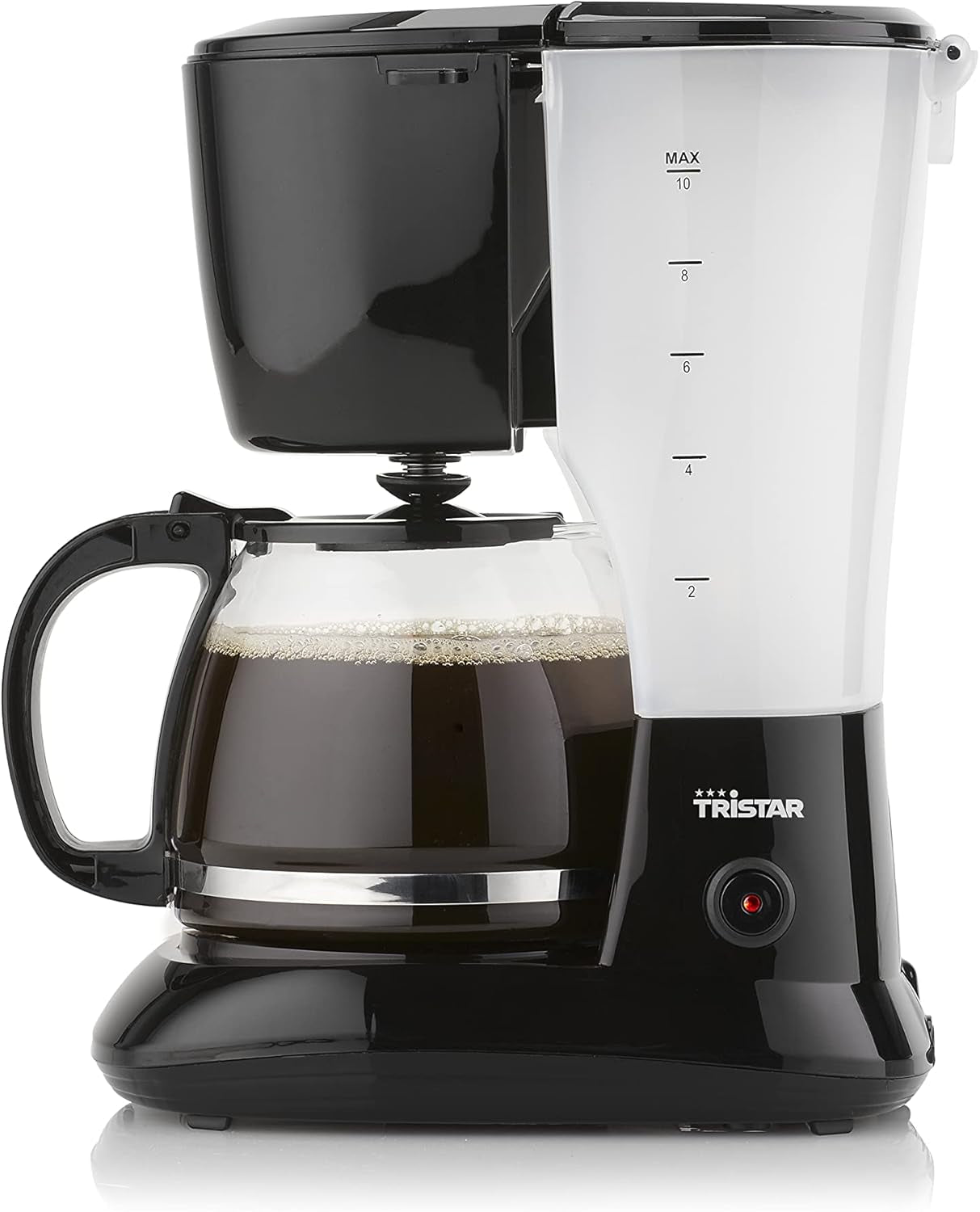 Cafetera Tristar 1,25 L - Para 10-12 tazas, También apta para camping, CM-1245, Negra