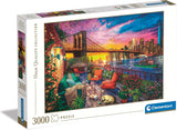 Clementoni - Colección 33552 - Manhattan Balcón Atardecer Puzzle de 3000 Piezas para Adultos y Niños 10 Años Juego de Habilidad para Toda la Familia Puzzle Naty Shop Título predeterminado