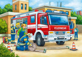 Ravensburger Puzzle para niños - 07574 Policías y bomberos - Puzzle para niños a partir de 3 años, con 2X12 piezas Puzzle Naty Shop