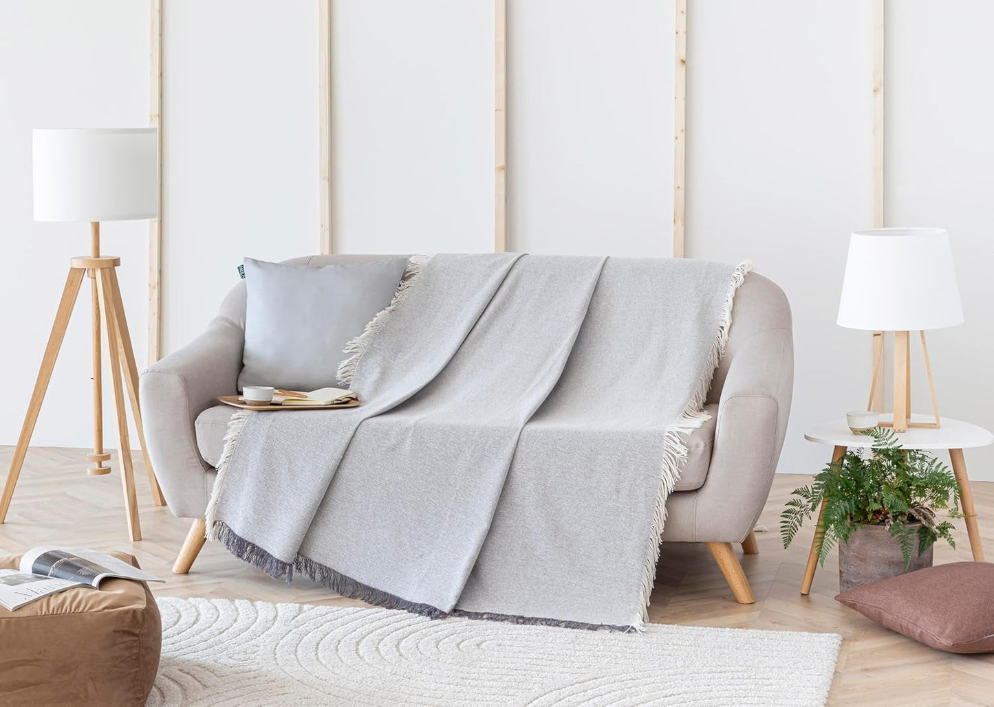 Funda de cama multifuncional, funda de cama, funda de sofá, Jarapas, color sólido (180 X 260 cm, gris oscuro). Camas y Mantas Besuche den Todocama-Store