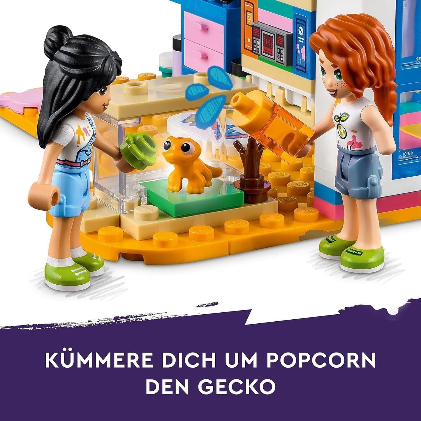 LEGO 41739 Friends Habitación de Liann, Mini juguete con temática artística, pequeño regalo de colección con minimuñecas de Liann, Otoño y Mascotas, serie 2023 Besuche den LEGO-Store