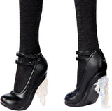 Muñeca Monster High Wednesday, figura coleccionable Rave'N Wednesday con vestido negro inspirado en el escenario de baile gótico, accesorios premium y soporte para muñecas, HXJ03 Naty Shop Dolls