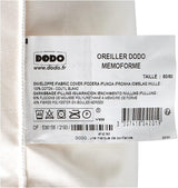 DODO OFM60 Almohada ergonómica de látex, 60 X 60 cm, blanco Naty Shop almohadas estándar