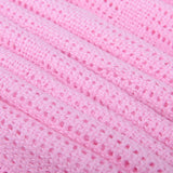 Family Bedding Manta Celular Rosa para Cama Doble, Algodón, Colcha Grande, Reversible, Ligera, Térmica, Suave, Manta Celular Tradicional, 230 X 230 cm Edredones y Edredones Naty Shop