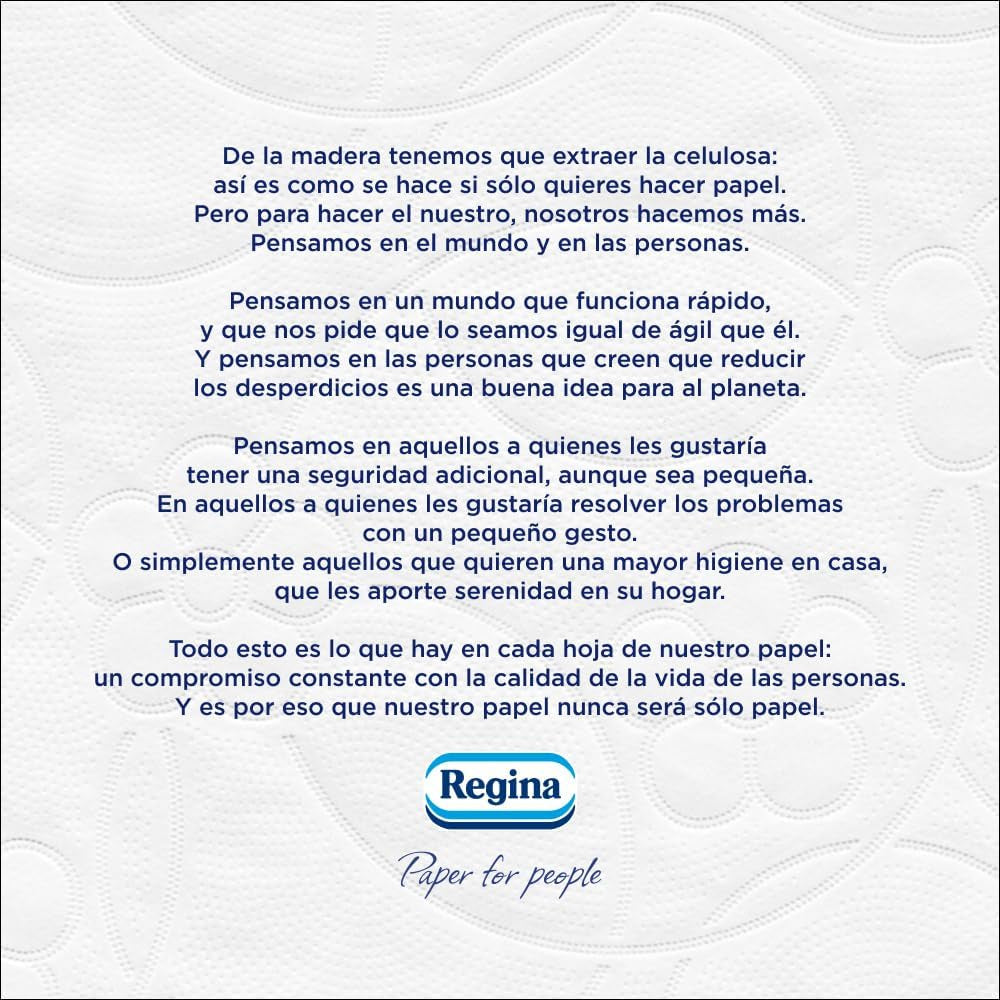 Papel higiénico de bambú suave Regina, 40 rollos, 3 capas, 160 hojas, suavidad natural para tu piel, papel higiénico de fibra de bambú, embalaje de papel, certificado Fsc