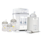 Chicco Esterilizador Modular con Función de Secado, Esterilizador de Biberones, Mordedor y Chupete con Auto-Stop, Apto para Microondas, Apto para esterilizar hasta 6 biberones de 330ml