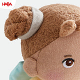 HABA Ángel de la guarda Holly - Muñeca de tela suave (15 cm), regalo de bienvenida perfecto para bebés y niños pequeños - Lavable a 30 °C - 2011871001