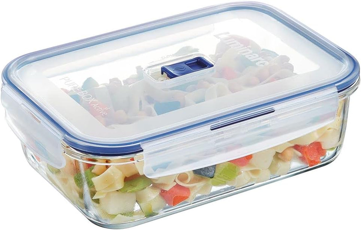 Envases Herméticos Rectangulares Pure Box Active - 197cl Bicolor Cajas para conservación de alimentos Naty Shop