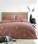 The Linen Yard Juego De Funda Nórdica Bohemia, Rojo, 260 X 220 Cm Edredones y Edredones Naty Shop Rojo 260 X 220 Cm