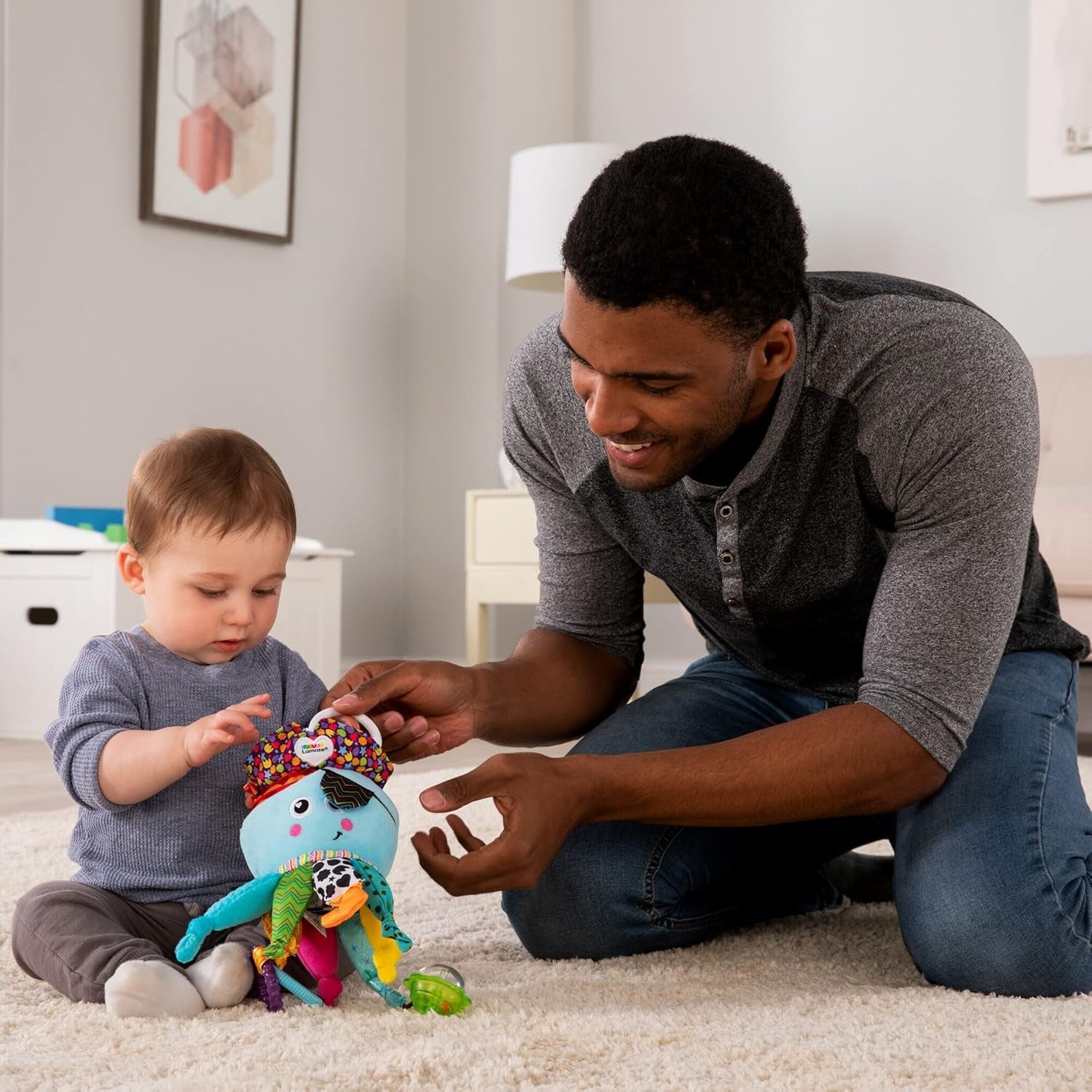 Lamaze juguete para bebés Capitán Calamari el pulpo pirata Clip & Go - juguete de alta calidad para niños pequeños - a partir de 0 meses & Freddie la luciérnaga Clip & Go - juguete de alta calidad para niños pequeños Juguetes Bebe Naty Shop