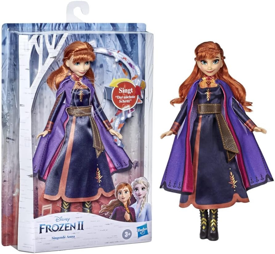 Hasbro Muñeca Anna Cantante Ice Queen Music con Vestido Morado de Disney The Ice Queen 2 Juguete para 3 años 57237830 Muñecas Multicolor Naty Shop