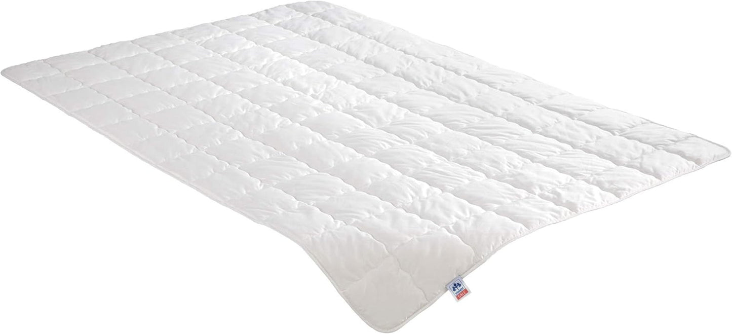Edredón Irisette lavado-seda - Hecho en Alemania - Edredón de 60% seda salvaje, 40% algodón, incl. bolsa de almacenaje, 135 X 200 Cm, certificado Oeko-Tex Edredones y colchas Naty Shop 135 X 200 Cm