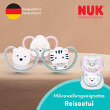 Chupetes NUK Perfect Match Air para bebés | 6-18 meses | Chupetes de ortodoncia que favorecen la circulación del aire y previenen erupciones provocadas por la saliva | 95% de aceptación por parte de los bebés** | Winnie the Pooh de Disney | Paquete de 2