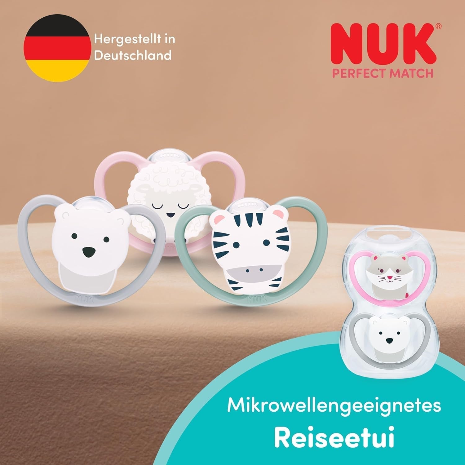 Chupetes NUK Perfect Match Air para bebés | 6-18 meses | Chupetes de ortodoncia que favorecen la circulación del aire y previenen erupciones provocadas por la saliva | 95% de aceptación por parte de los bebés** | Winnie the Pooh de Disney | Paquete de 2
