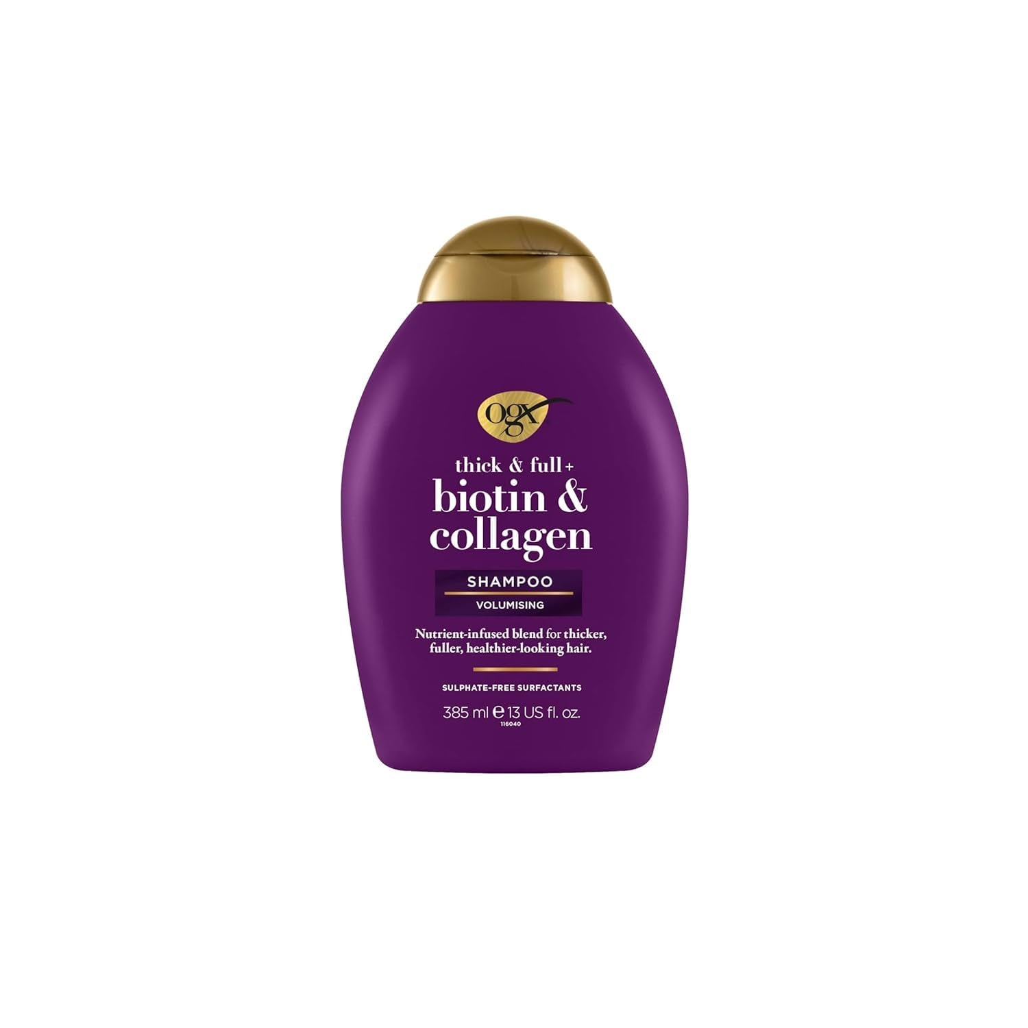 OGX Biotin & Collagen Shampoo (385 Ml), Champú fortalecedor para cabello fino y fino Ducha y baño OGX 385 ml