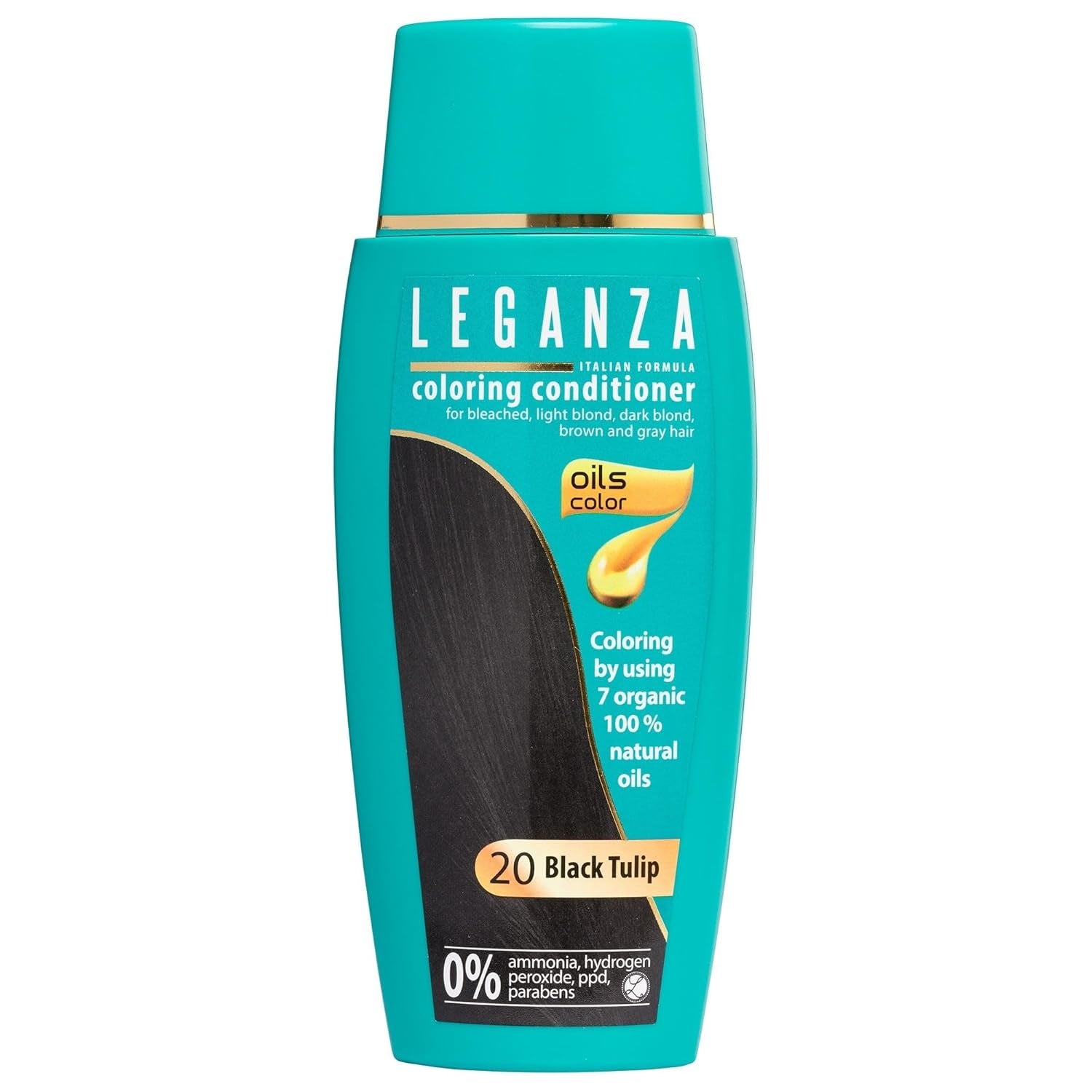Leganza Bálsamo Natural Tinte Capilar Color 71 Café Latte | Tinte para el cabello sin amoniaco | Enriquecido con 7 aceites naturales | 150 ml Tinte para el cabello Naty Shop 20 Tulipán negro