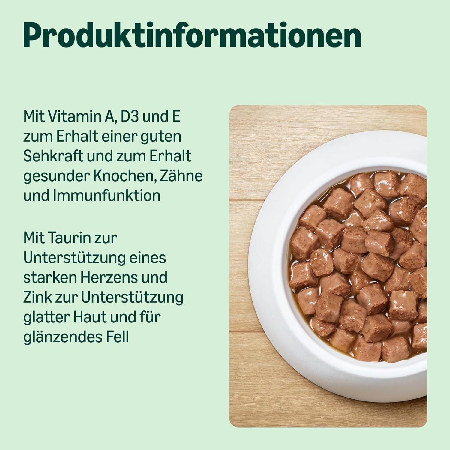 de Amazon Katzenfutter, nass, Dose, Stücke mit Geflügel in Sauce, 12 x 415 g