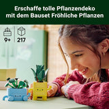 LEGO Botanicals Happy Plants - Set de bricolaje para niños con 2 flores artificiales y 2 macetas de colores con caras de dibujos animados - Idea de regalo para niñas a partir de 9 años - 10349 Besuche sets de construcción den LEGO-Store