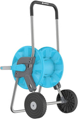 CELLFAST Carro para Manguera de Jardín Carrete de Manguera de 2 Ruedas Carrete de Manguera de Jardín Resistente a la Corrosión Evita Que La Manguera Se Doble 1/2" 45m Aluplus