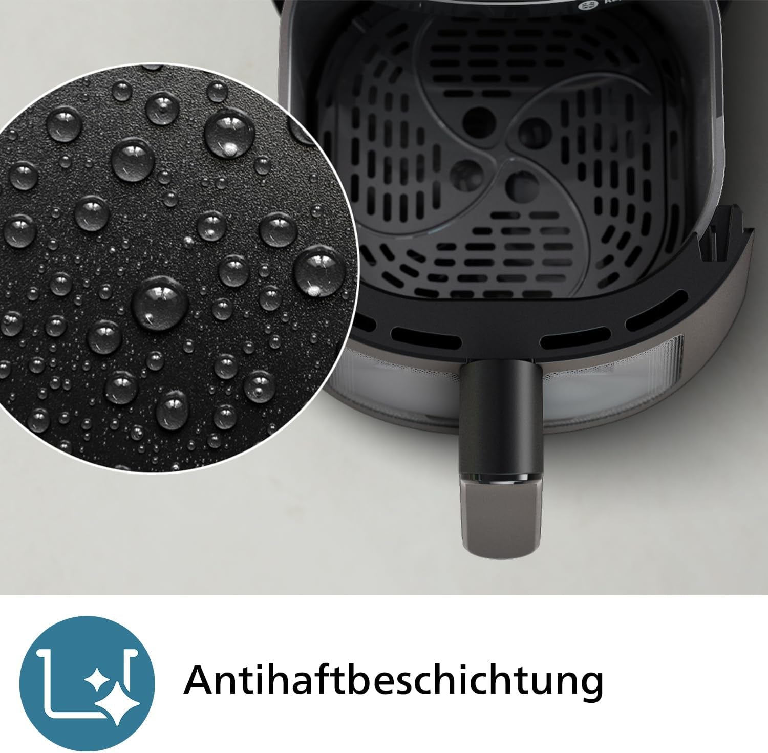 Philips Airfryer serie 2000 4,2L - Pantalla táctil digital, 13 opciones de cocción, 9 funciones preestablecidas, Hasta un 90% menos de grasa con tecnología Rapidair, potencia 1500W Electrodomésticos Naty Shop