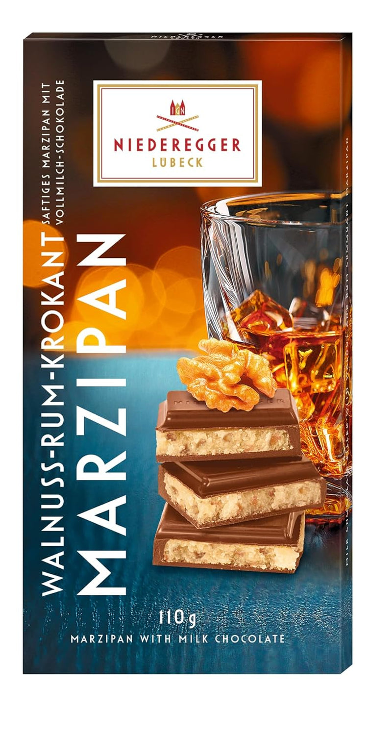 Niederegger Nuc-Rum Barra de mazapán quebradiza 110g