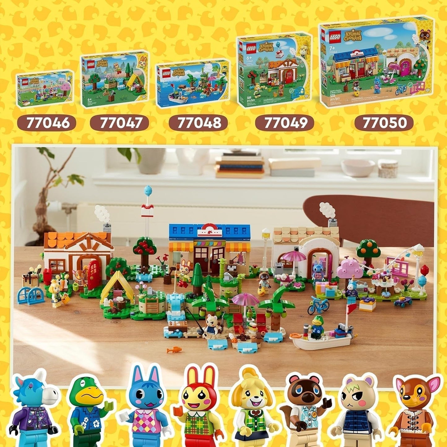 LEGO Animal Crossing Fiesta de cumpleaños de Jimmy Juguete creativo para niños Videojuego Set de animales y caballos Regalo para niñas y niños 6 años 77046 Juegos de construcción Besuche den LEGO-Store