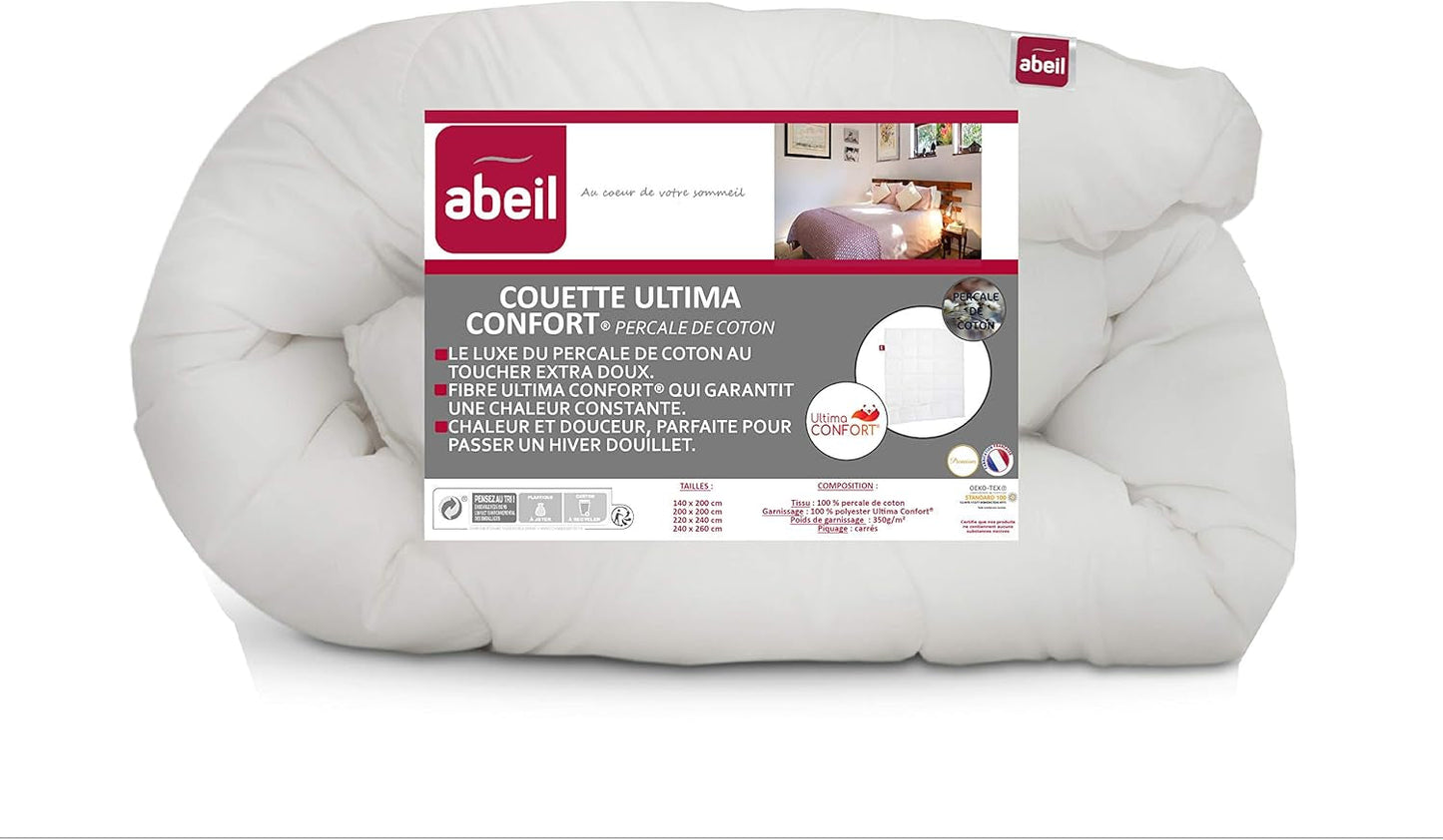 Abeil Edredón Premium Ultima Comfort Algodón Percal, 200 X 200 Cm Edredones y colchas Naty Shop 200 X 200 Cm