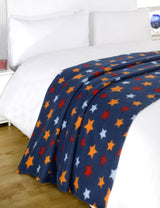 DREAMSCENE manta cómoda manta mullida manta de lana - manta de salón cálida invierno suave, manta de sofá, manta de sofá, manta de peluche para niños, mantas de salón y de peluche 120X150Cm, manta para sofá estrellas grises Camas y mantas Besuche den DREAMSCENE-Store Multicolor 120 X 150 Cm
