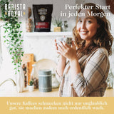 Set de degustación de café en grano entero 5 x 350 g | Paquete Discovery en granos de café en set de regalo | árabe | Comercio Justo | Vegano | Ideal para máquinas de café expreso automáticas, máquinas de café expreso con filtro, máquinas de café expreso de vertido y prensas francesas | BARISTA REAL