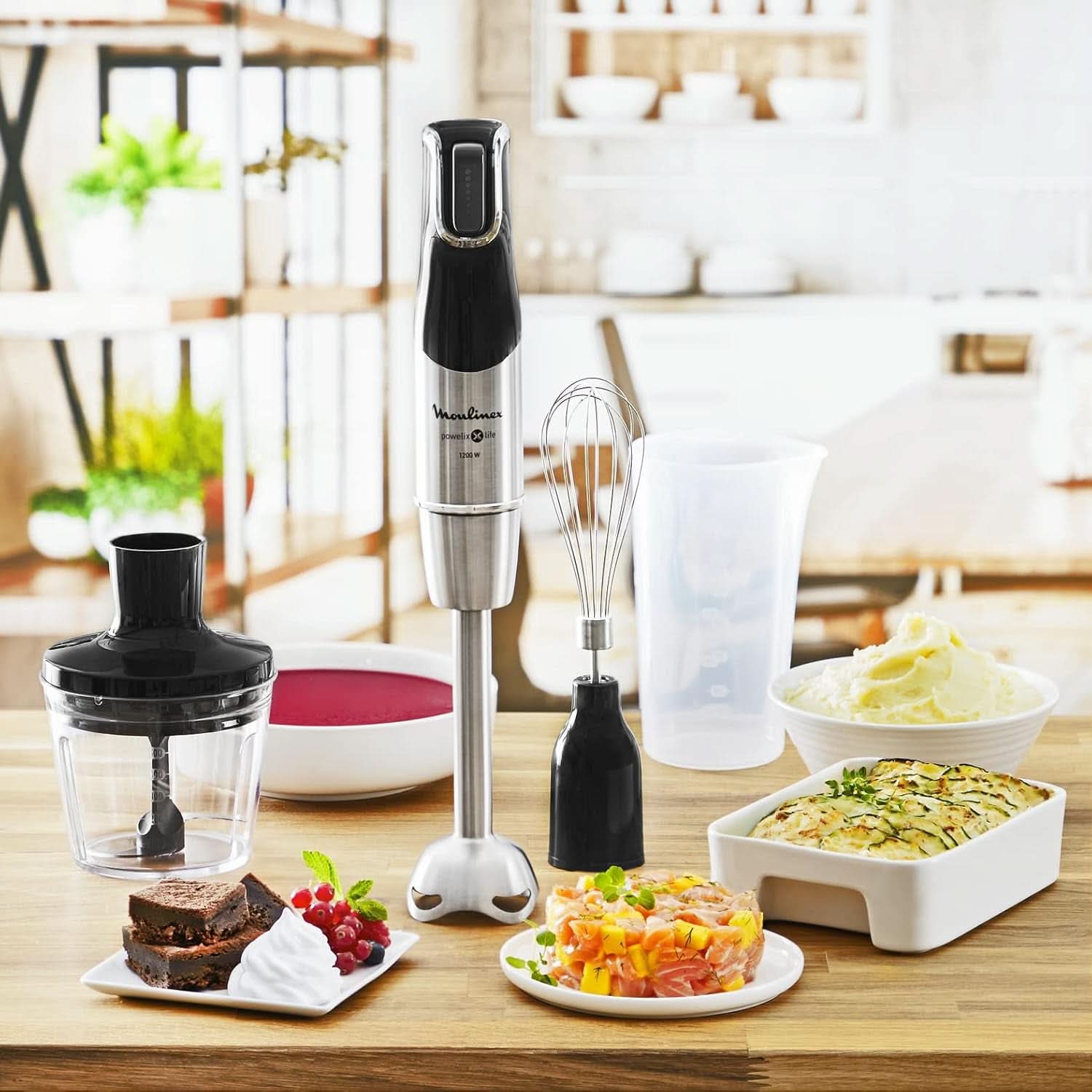 Infinyforce Pro Standmixer 1200W, Hochleistungsklingen, Schnelle Ergebnisse, Ergonomische Geschwindigkeitregelung, Geschwindigkeitregelung, Abnehmbare Spülmaschinenfeste Teile DD95JD10 Cocina Naty Shop