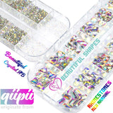 2630 piedras brillantes de cristal AB para uñas, 120 12 tipos de piedras brillantes grandes + 2510 6 tamaños de piedras redondas de cristal K9 para uñas, diamantes de imitación, diseños de uñas, dijes de uñas para arte facial