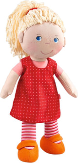 Muñeca blanda HABA Annelie - Muñeca blanda con el pelo arreglado - Con ropa intercambiable - A partir de 18 meses - 30 cm - Lavable - 1302108001