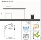 LECHUZA TRENDCOVER 23 Corcho oscuro natural 14181