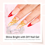 Makartt 3D Nail Art Gel - Gel de pegamento de diamantes de imitación 15G para llaveros de uñas, gel multifuncional para escultura de uñas para diseño de uñas DIY, escultura de uñas modelado de uñas en casa (transparente)