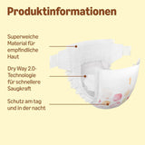 Pañales Amazon Ultra Dry, tamaño 1 (2-5 kg) - Caja mensual, blanco, 96 unidades (2 paquetes de 48) (anteriormente marca Mama Bear, producto idéntico)