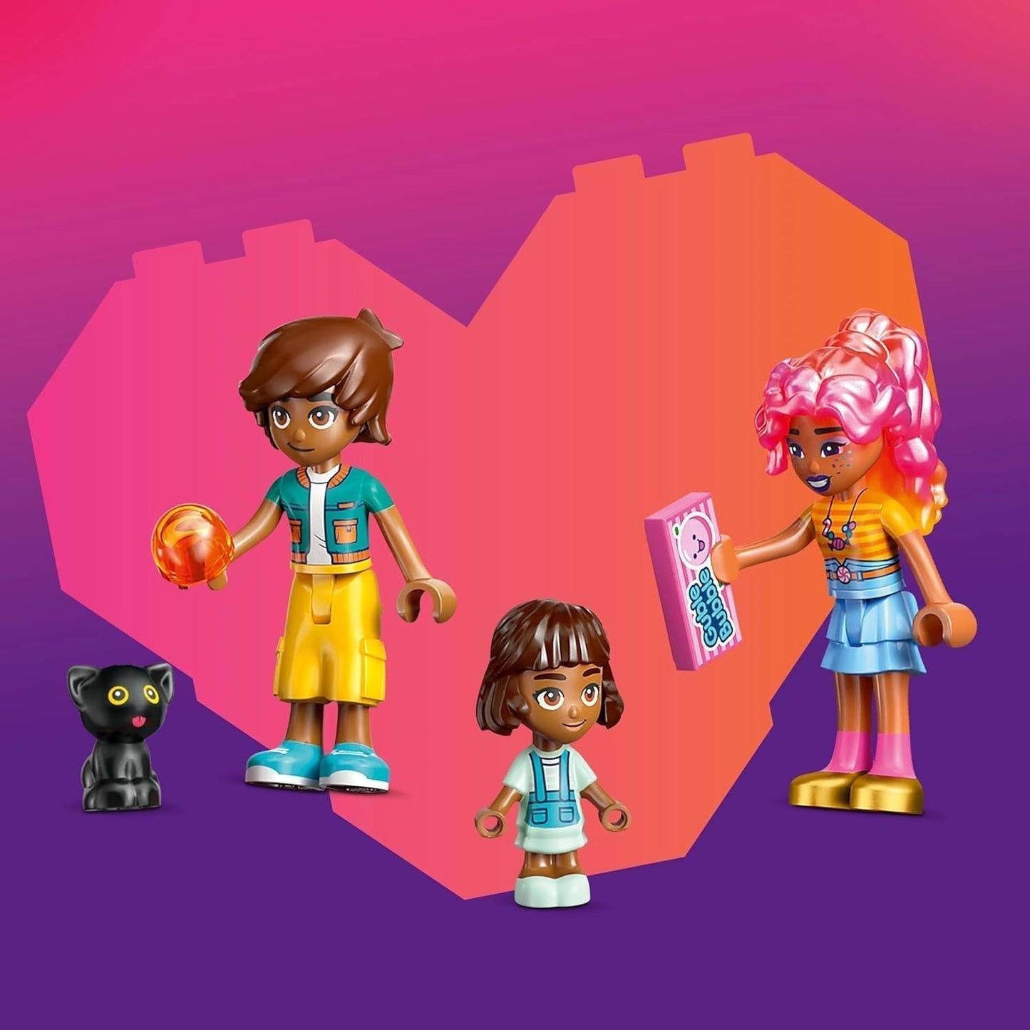 LEGO Friends Heartlake City Shop Set de juego para niñas a partir de 6 años Juego de rol con 2 minimuñecas, micromuñecas y juguete para gatos 42649 Juegos de construcción Besuche den LEGO-Store