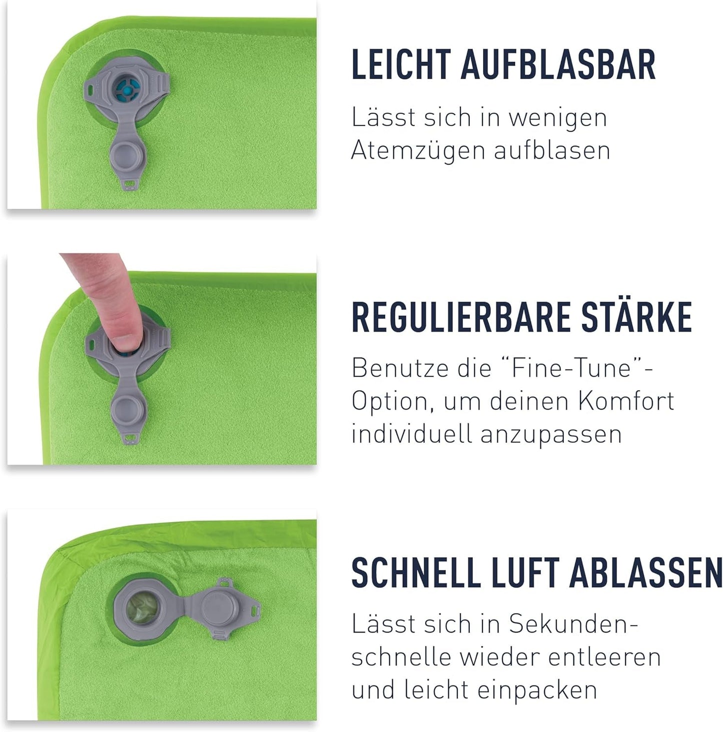 Sea to Summit - Almohada de viaje Eros Down L - Ultraligera e hinchable - Material 10D - Almohada de plumón premium - Antideslizante - Para senderismo y acampada - 42 x 28 x 12 cm - Gris - 95 g Naty Shop Almohadas de viaje