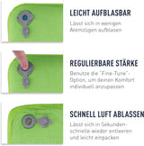 Sea to Summit - Almohada de viaje Eros Down L - Ultraligera e hinchable - Material 10D - Almohada de plumón premium - Antideslizante - Para senderismo y acampada - 42 x 28 x 12 cm - Gris - 95 g Naty Shop Almohadas de viaje