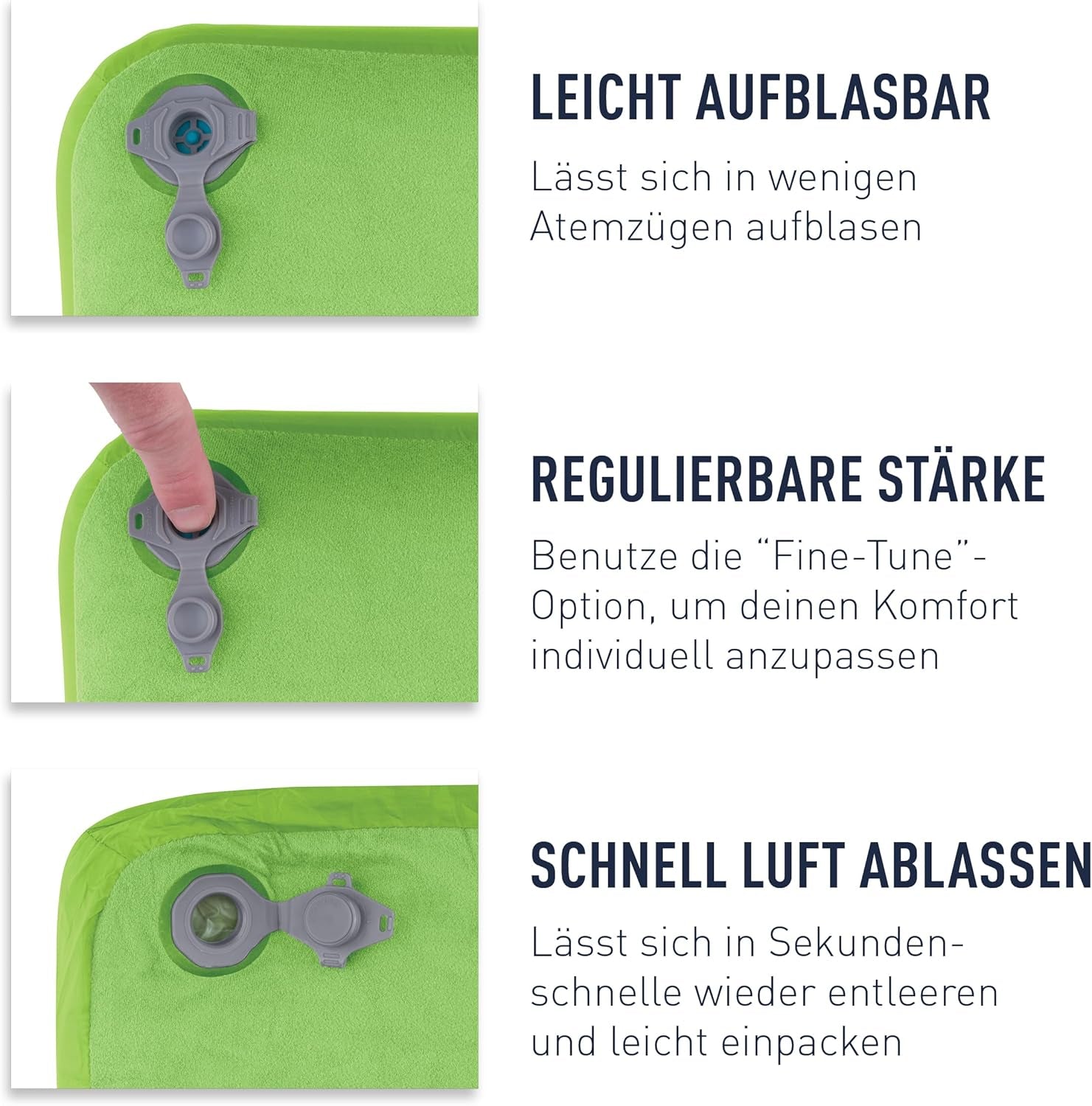 Sea to Summit - Almohada de viaje Eros Down L - Ultraligera e hinchable - Material 10D - Almohada de plumón premium - Antideslizante - Para senderismo y acampada - 42 x 28 x 12 cm - Gris - 95 g Naty Shop Almohadas de viaje